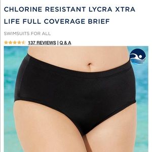 NWT bathing suit bottoms size 18